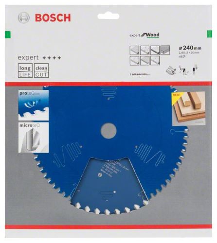 Pânză de ferăstrău BOSCH Expert pentru lemn 240 x 30 x 2,8 mm, 48 2608644069