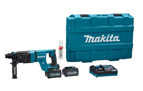 Ciocan fără fir Makita SDS-Plus Li-ion XGT 40V/4.0Ah, carcasă HR007GM201