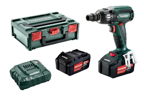 METABO Cheie de impact fără acumulator SSW 18 LTX 400 BL 2x5,2 Ah 602205650