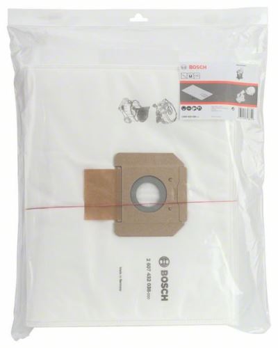 Sac filtru BOSCH Fleece pentru GAS 55 (5 buc) 2607432038