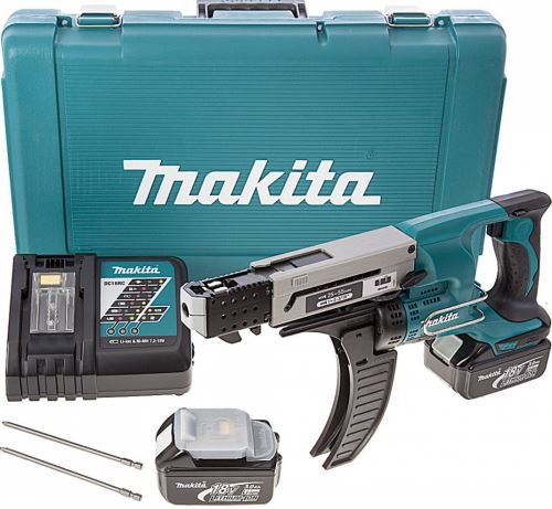 Surubelnita cu acumulator Makita cu magazie 25-55 mm, Li-ion LXT 18V/3.0Ah DFR550RFE