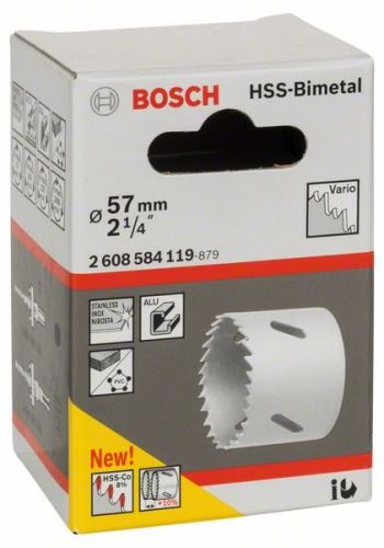 Perforator HSS-bimetal BOSCH pentru adaptor standard 57 mm, 2 1/4" 2608584119