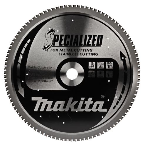 Pânză de ferăstrău MAKITA oțel inoxidabil SPECIALIZED 305x1,95x25,4 mm 100 dinți B-23123