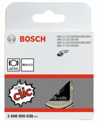 BOSCH Piuliță cu eliberare rapidă SDS-clic M 14 x 1,5 mm M 14 x 1,5 mm 2608000638