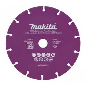 Disc de tăiere diamantat MAKITA 180x1,6x22,23 mm B-53702