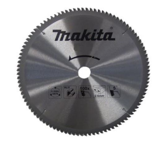 Pânză de ferăstrău MAKITA aluminiu TCT 260x2,6x30 mm 100 dinți D-61874