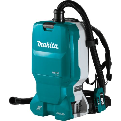 MAKITA Aspirator rucsac fără fir cu AWS Li-ion LXT 2x18V, fără baterie DVC665ZU