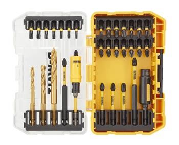 Set de burghie de șurubelniță și burghie pentru metal DeWALT FLEXTORQ (35 buc) DT70741T