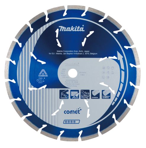 Disc diamantat de tăiat MAKITA Comet Rapid 300x20 mm B-13546