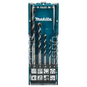 Set de burghie MAKITA TCT cu tijă cilindrică Multimaterial 5 buc E-14255