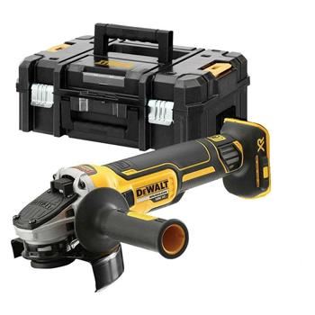 Polizor unghiular cu acumulator DEWALT 18V 125mm, fara baterie si incarcator, TSTAK DCG405FNT