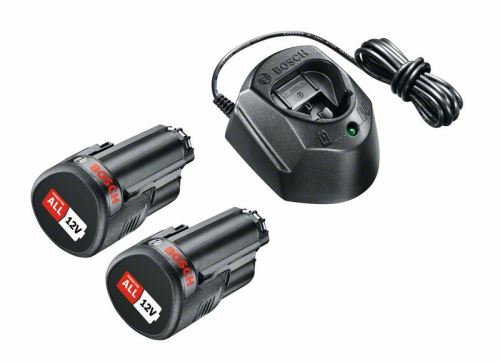 Set de pornire Bosch 12 V (2x 1,5 Ah și GAL 1210 CV) 1600A01L3E