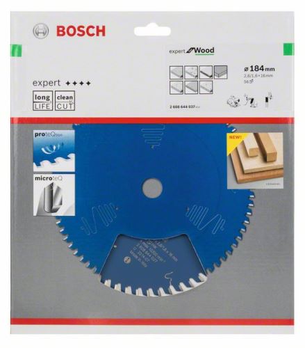 Pânză de ferăstrău BOSCH Expert pentru lemn 184 x 16 x 2,6 mm, 56 2608644037