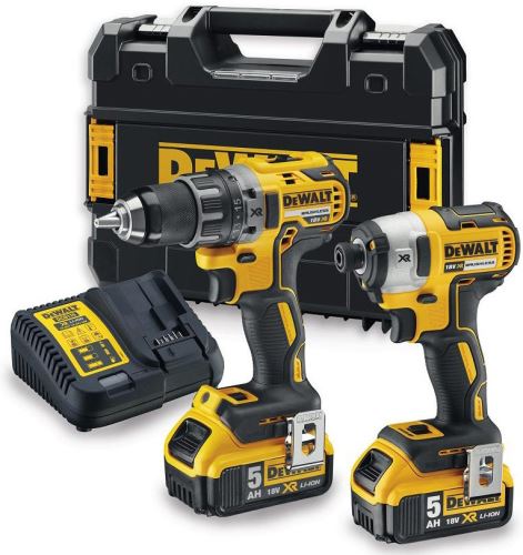 Set de scule DeWALT Combo baterie 18V 2x5.0 Ah DCK268P2T