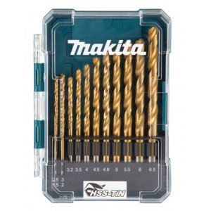 MAKITA set de burghie HSS-TiN Economic pentru metal 13 buc D-72855