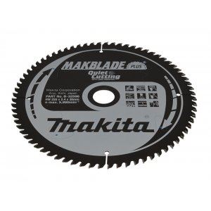 Pânză de ferăstrău pentru lemn MAKITA MAKBLADEplus 255x2,4x30 mm 72 dinți B-32596