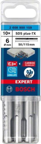 Burghiu BOSCH EXPERT SDS plus-7X, 6x50x115 10 buc 2608900159