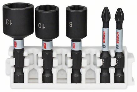 Set de șurubelnițe și chei tubulare BOSCH Impact Control, 5 buc 2608522350