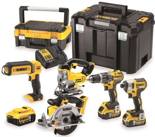 Set de scule fără perii DeWALT DCK551P3T