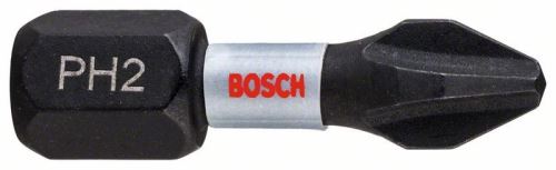 Bit de control al impactului BOSCH PH2 25 mm, 2 buc 2608522403