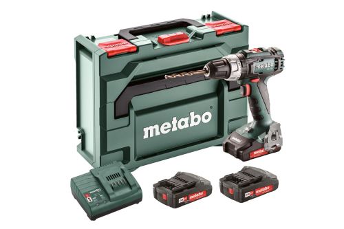 Mașină de găurit cu acumulator Metabo BS 18 L + 3 baterii 602321540