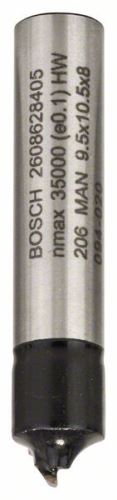 Dispozitiv de tăiere BOSCH 8 mm, R1 3,2 mm, D 9,5 mm, L 10,2 mm, G 41 mm 2608628405