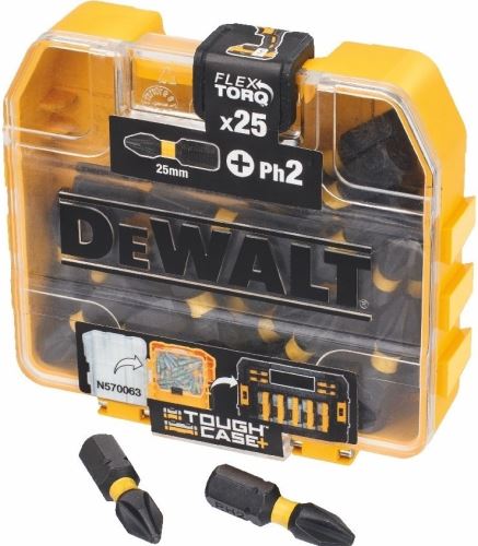 Set de biți DeWALT Ph 2 FLEXTORQ (25 buc) DT70555T