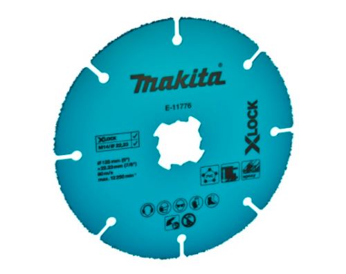 Disc de tăiere diamantat MAKITA TCT X-Lock 125x2x22,23 mm E-11776