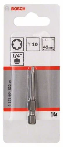 BOSCH Bit de șurubelniță extra dur Extra-Hart T10, 49 mm 2607001632