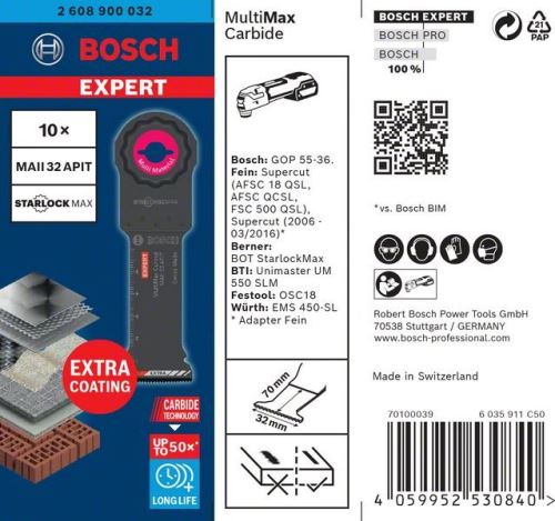 BOSCH EXPERT STARLOCKMAX MAII32APIT, 10 buc 2608900032