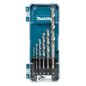 Set burghie metal MAKITA HSS-G 2,3,4,5,6,8 mm D-75742