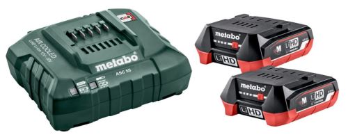 METABO Set de bază (încărcător + baterii) 12 V / 2 x LiHD 4,0 Ah 685301000