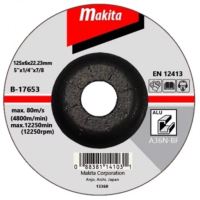 Disc de șlefuit MAKITA aluminiu 125x6x22,23 mm B-17653