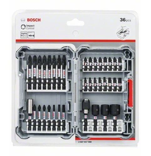 Set 36 bucăți de șurubelniță și chei tubulare Pick&Click pentru controlul impactului BOSCH 2607017568