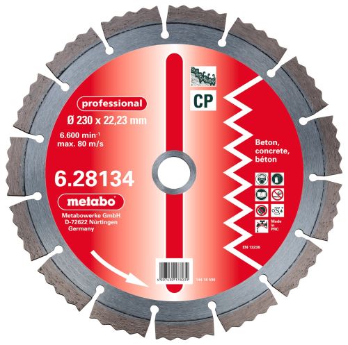 METABO Disc diamant 150x22,23 mm, profesional, CP 628132000