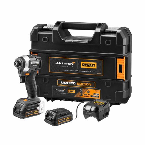 Cheie de impact fără acumulator Dewalt 18V 1.7Ah McLaren Design DCF85ME2GT