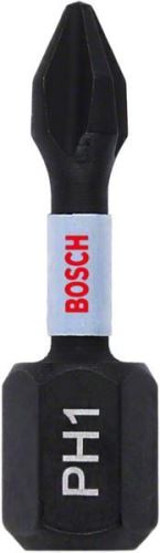 Bit de control al impactului BOSCH PH1 25 mm, 2 buc 2608522468