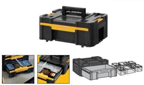 DeWALT TSTAK III - valiză cu un sertar mare și organizator de accesorii DWST1-70705