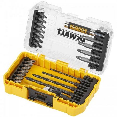 Set de găurit DeWALT HSS-G (27 buc) DT70708