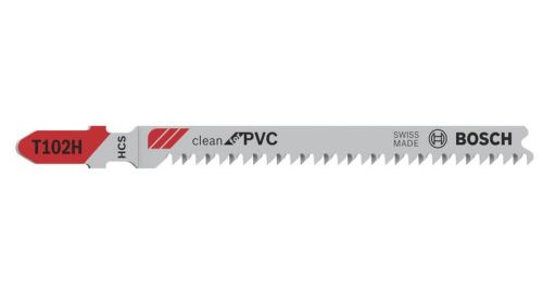 Pânză de ferăstrău BOSCH pentru ferăstrău oscilant T 102 H Clean pentru PVC (3 buc) 2608667445