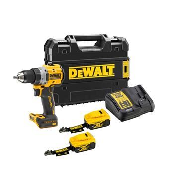 Burghiu DeWALT 18V AKU 2x5Ah LR, încărcător, Tstak DCD800P2LRT