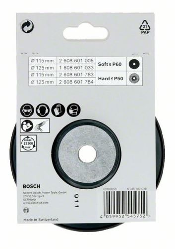 BOSCH Placa de podea 115 mm; Greu; piulita M14 2608601783