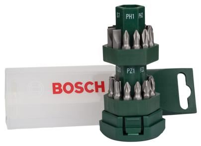 Set de 25 bucăți de șurubelniță BOSCH „Big Bit” 2607019503