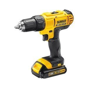 Burghiu Dewalt AKU 18V, 2 baterii X 1,3 AH XR LI-ION, DCD771C2