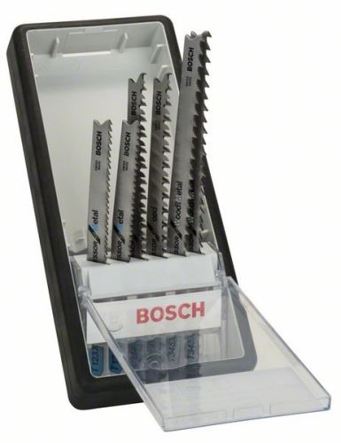 Set de pânze de ferăstrău BOSCH Robust Line Progressor, cu tijă TT 123 X (2x); T 234 X (2x); T 345 XF (2x) 2607010531