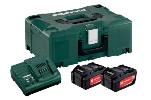 METABO Set de baza (incarcator + baterii) 18V / 2 x 4.0 Ah, ASC 30 - 36 V + carcasa 685064000