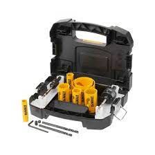 Set de perforare DeWALT bimetal - multimaterial (12 buc) DT90360