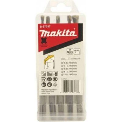 Set de găurit MAKITA SDS-Plus D 5,5;6;6,5;8;10 mm, 5 buc B-57037