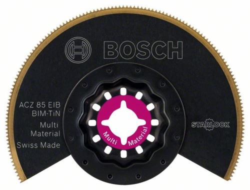 Pânză de ferăstrău segmentată BOSCH BIM-TiN ACZ 85 EIB Multi Material 85 mm 2608661758