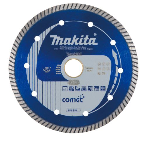 Disc de tăiere diamantat MAKITA Comet Turbo 150x22,23 mm B-13007